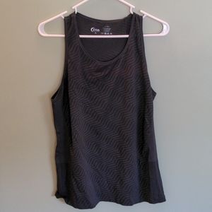 Zyia Gray Chevron Copper Charged Tank